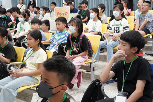 工研院公益兒童科技體驗營 花蓮學童玩中學AI