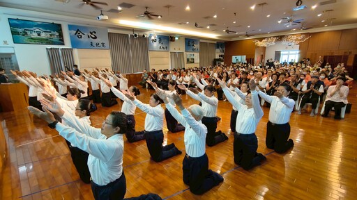 慈濟沙鹿舉辦吉祥月祈福 響應茹素齋戒聚善念