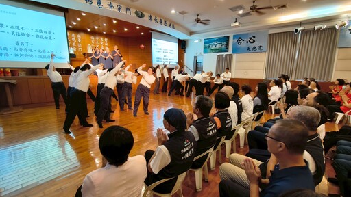 慈濟沙鹿舉辦吉祥月祈福 響應茹素齋戒聚善念