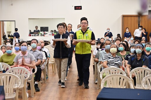 心田聯絡處農曆七月祈福會 基督教里長推素揚善