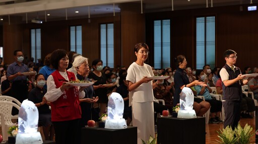 慈濟南投聯絡處七月祈福會 逾兩千人供齋祈福