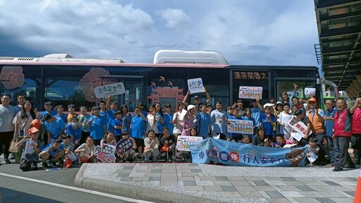 花蓮轉運站沉浸式宣導 道安意識從小建立