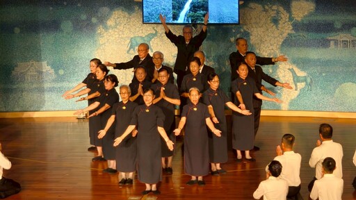 清水靜思堂舉辦吉祥月祈福推廣蔬食護生