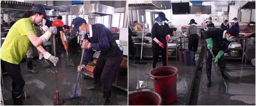 災後復原未歇 慈濟與光復商工師生合力復原校園