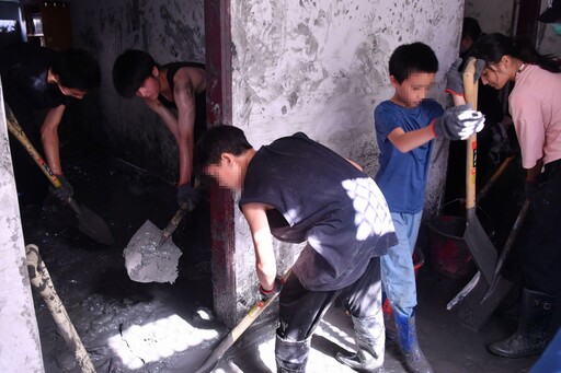 災後復原未歇 慈濟與光復商工師生合力復原校園