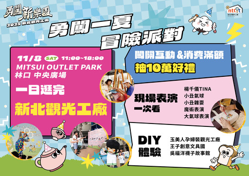 新北觀光工廠大集合 親子闖關玩出新體驗