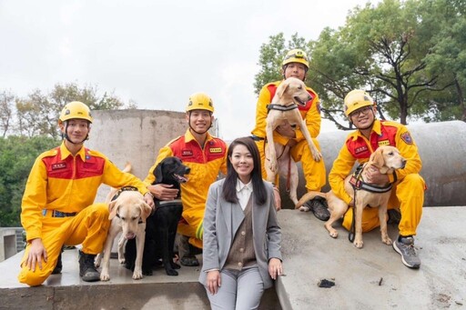 新竹市消防局傲視全國丨搜救犬CLAY奪得IRO國際評量第一名