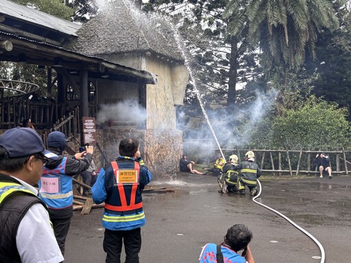 六福村黑熊脫逃｜300人緊急動員實戰演練地震災情全面模擬