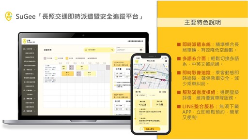 SuGee.AI長照交通預約平台丨陪伴出行，關注無距離