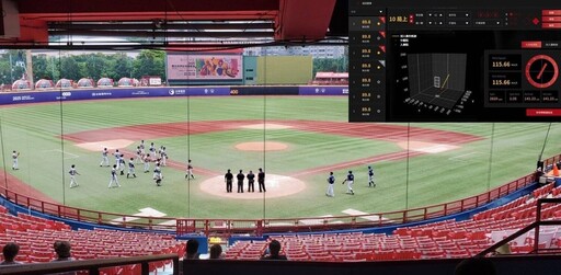 經濟部推動AI棒球技術 電子好球帶精準媲美MLB鷹眼