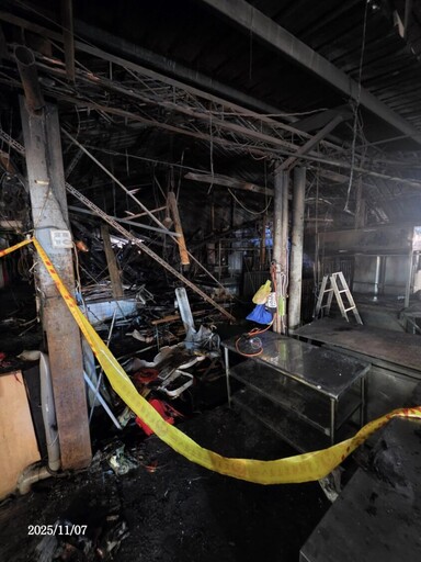 南門市場大火重創攤商生計 張善政承諾儘速修復「讓攤商安心過年」