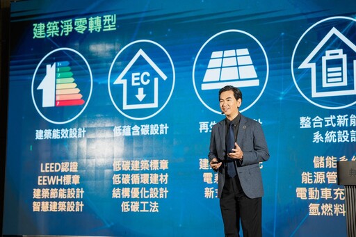 發展「淨零建築」澄毓 台灣具備這項優勢 同時創造全台「碳中和會議」首例