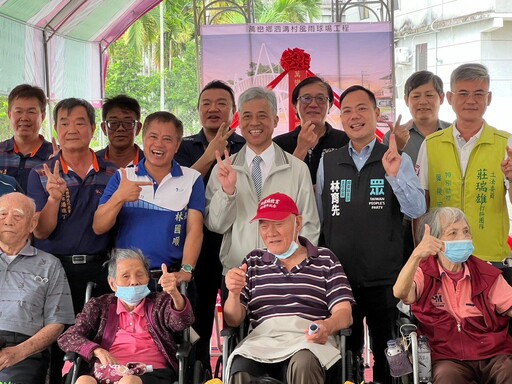 孕育在地體育人才的聖地 萬巒鄉泗溝村風雨球場年底完工