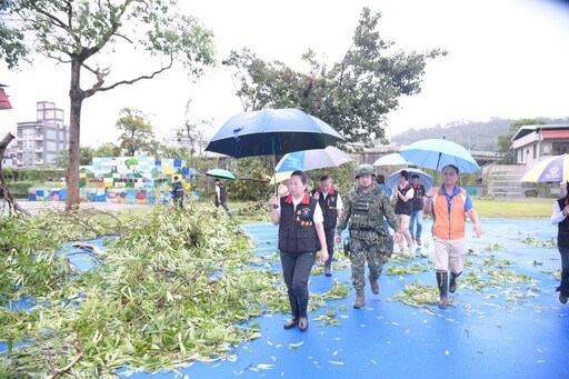凱米颱風造成花蓮多處災損 徐榛蔚關心協助受災戶度過難關