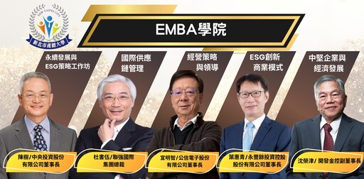 即刻報名 新北企業產經大學重磅推出 EMBA學院邀業界大師授課