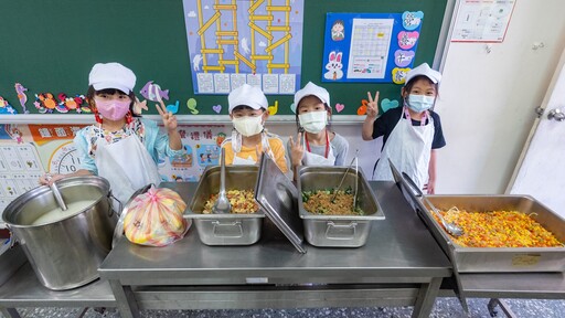 張善政視察中壢校園 確保營養午餐用在地食材守護健康