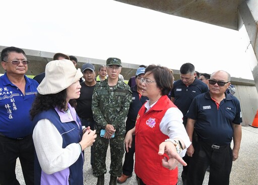 山陀兒強颱可能帶來強風豪雨 王惠美視察淹水地區及抽水站整備