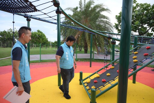 孩子的遊樂天堂 花蓮市五座特色公園改造升級中