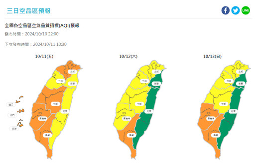 空氣品質橘色警戒 新北市環保局緊急啟動防制應變