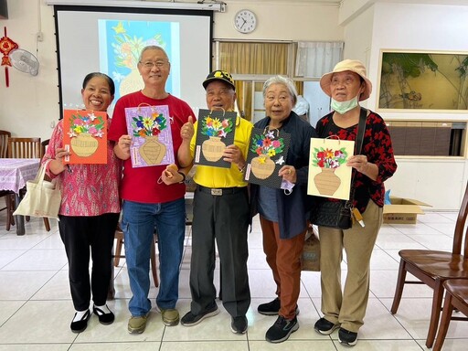 影音/榮家辦理紙藝課程 住民長輩彩繪剪紙增添生活樂趣