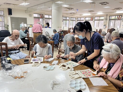 影音/榮家長輩體驗蝶古巴特DIY活動 防止肢體功能退化提升改善協調性及靈巧度