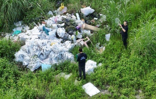 取締廢棄物棄置汙染 臺東縣運用無人機空拍執法提升效率