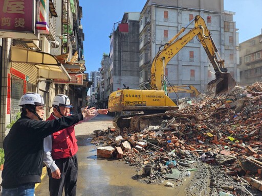 六張街突發建築毀損 新北市府火速應對 確保居民安全