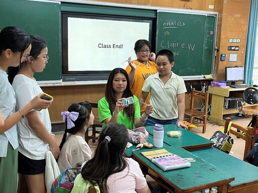 國小學童沉浸式英語體驗 透過海外青年英語服務營看見世界