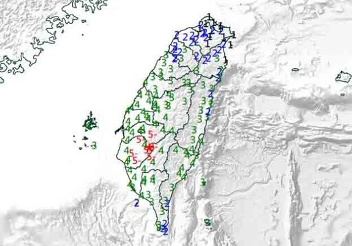 嘉義縣大埔鄉凌晨芮氏規模6.4地震 民眾睡夢中驚醒