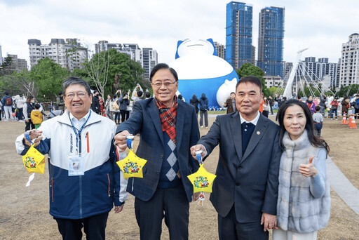 燈會點亮桃竹苗情誼 三縣市首長參訪台灣燈會 張善政盼三縣市多方合作促進發展