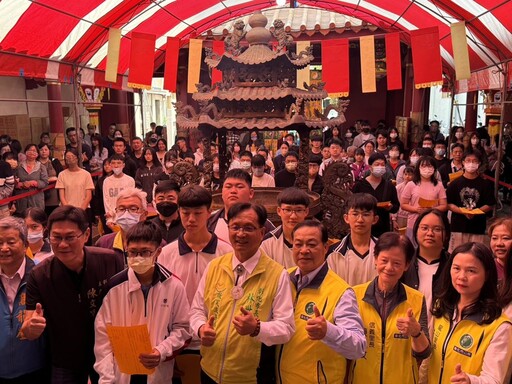 影音/關帝廟舉辦文昌帝君聖誕祝壽 暨為考生點燈祈福