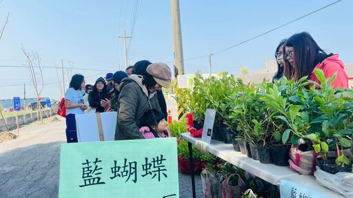 影音/營造湛藍紫色的浪漫 二林鎮舉辦藍花楹植樹植福活動