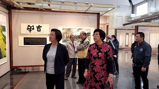 影音/相聚-彰縣府退休主管書畫展 即日起到4月8日市藝術館展出