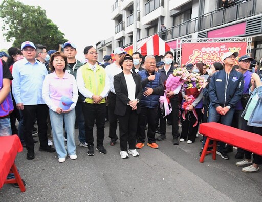 大甲媽遶境進香抵彰化 縣長王惠美接駕 祈求賜福彰化