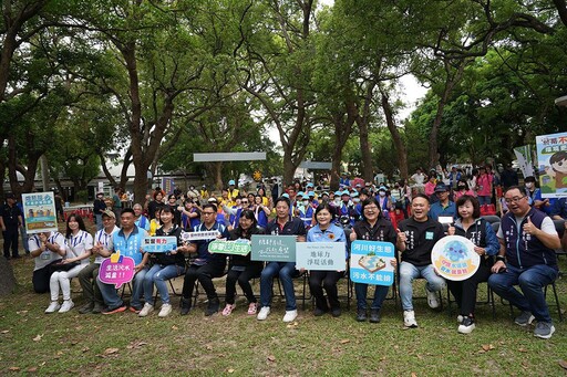 雲林縣響應世界地球日 淨堤行動還河川清淨