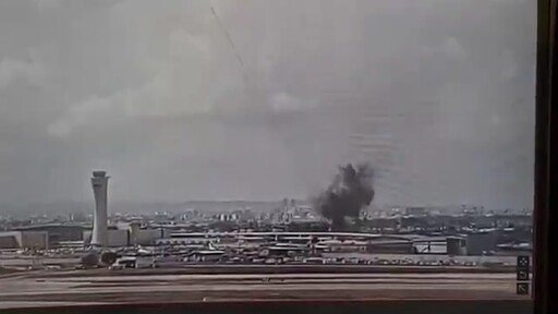 影音/胡塞武裝發射彈道飛彈襲擊 以色列本古里安機場附近6人受傷