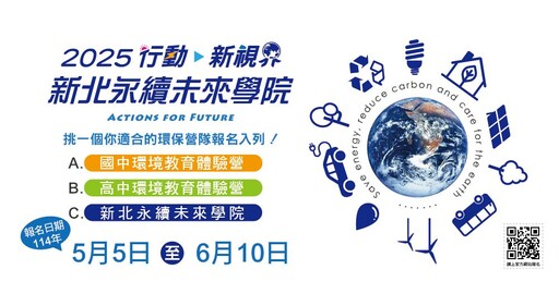 探索永續未來 新北永續學院暑期營隊招募中 培育青年環境行動力