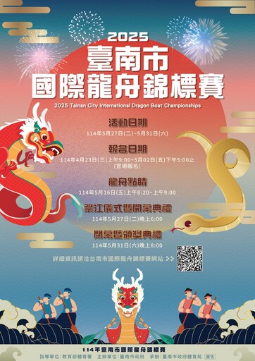 台南國際龍舟賽融合文化與觀光 每年一度端午慶典吸引諸多遊客