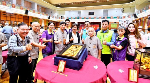 全國唯一集工藝界翹楚宴祖師爺 鹿港魯班公宴108桌工藝看桌