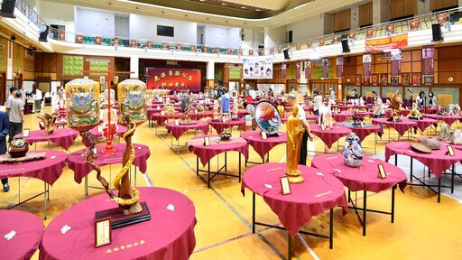 全國唯一集工藝界翹楚宴祖師爺 鹿港魯班公宴108桌工藝看桌