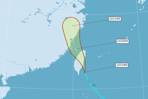 熱帶性低氣壓通過臺灣! 東半部、嘉義以南嚴防豪大雨