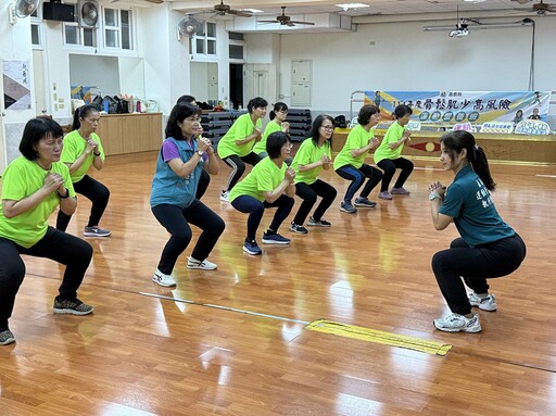 嘉義縣「骨鬆肌少高風險運動營養班」受歡迎 四鄉鎮加開夜間班課程