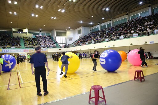 嘉義市政府員工康樂運動會歡樂登場 展現五星團隊活力與衝勁