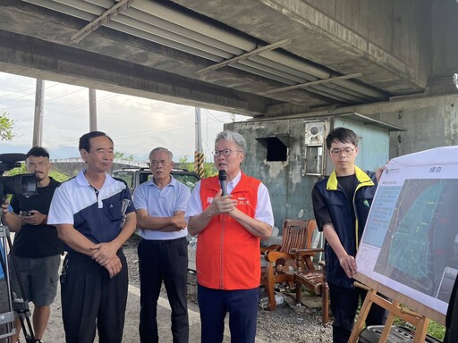 中央地方攜手強化治水 陳金德視察宜蘭壯東防汛整備