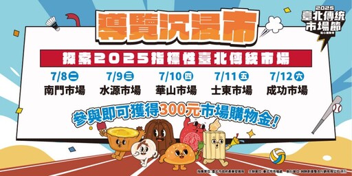 五大人氣「市場導覽」開跑 跟著導覽走進傳統市場,報名就送300元買菜金!