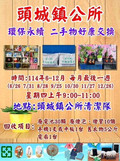 二手物品回收循環再利用 垃圾減量做環保