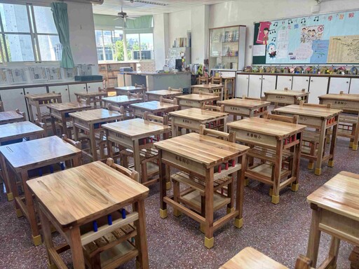 國產柳杉進軍東華附小 打造五感學習場域