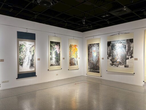 采墨畫會聯展彰化登場 水墨藝術展現自然之美