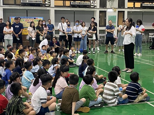 北斗國小新生防災闖關 親子寓教於樂共同守護家園