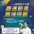 嘉義最大規模徵才登場 逾1600職缺上看7萬薪資